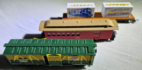 Waggons 3 stück - h0,