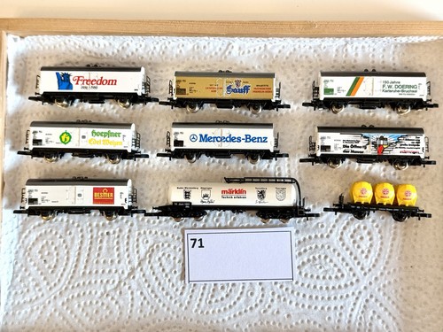 Märklin güterwagen - 9x,