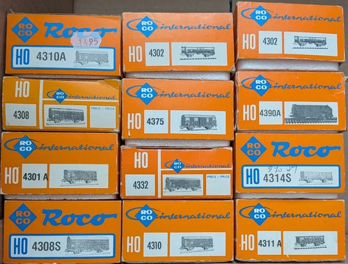 Roco güterwaggons gealtert - roco, h0